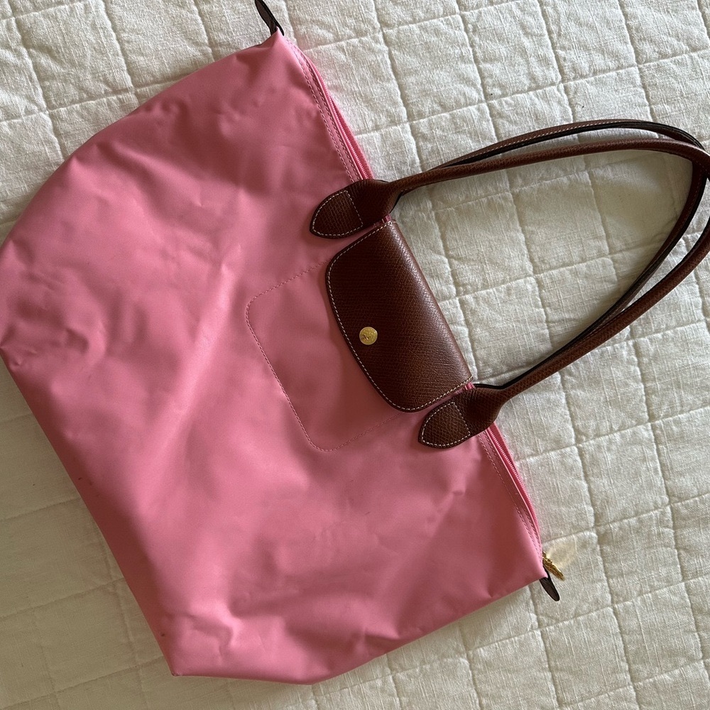Longchamp Le Pliage Pink Large Tote